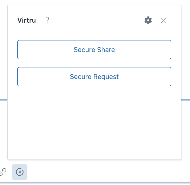 Secure Share options