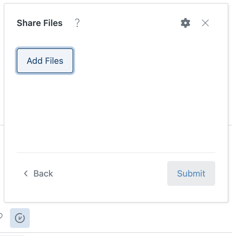 File add screen