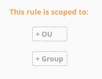 This rule is scoped to section - zoomed in