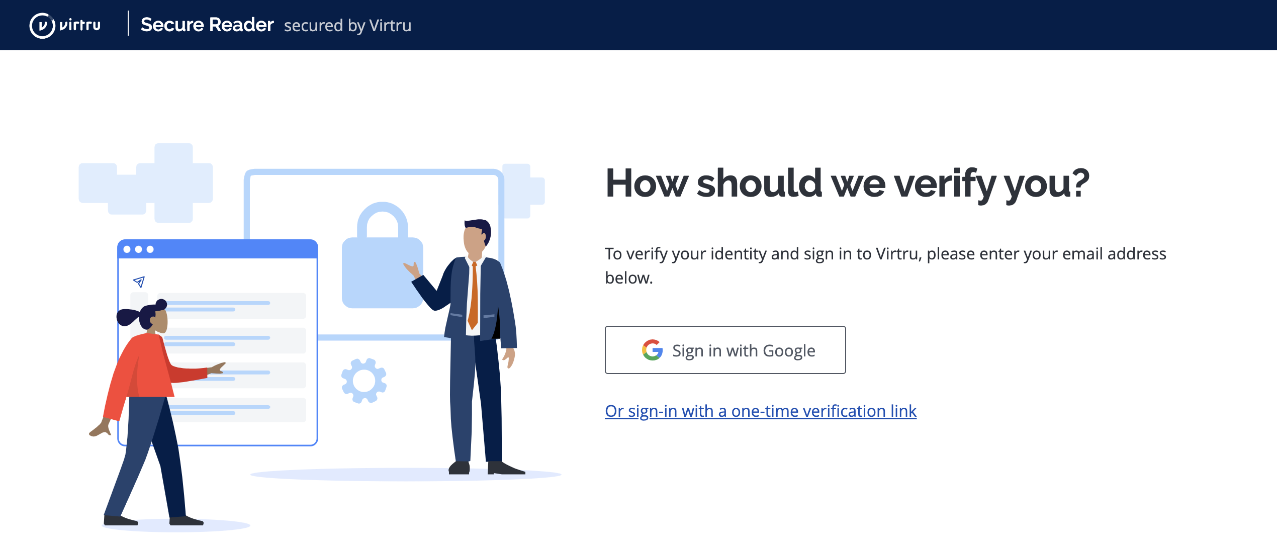 Login options