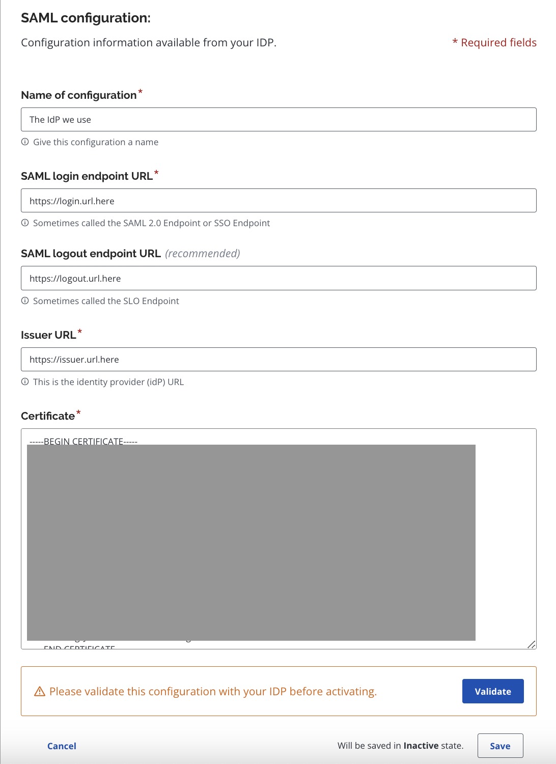 SAML Admin Guide – Virtru