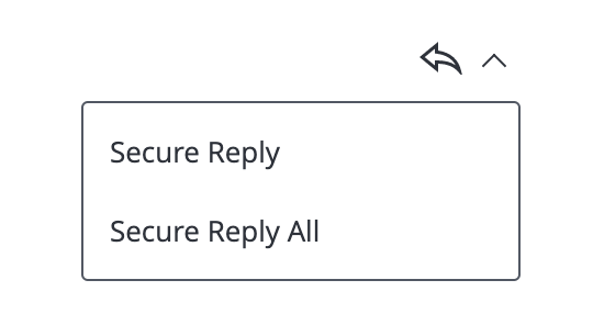 Secure Reader - Secure Reply Button