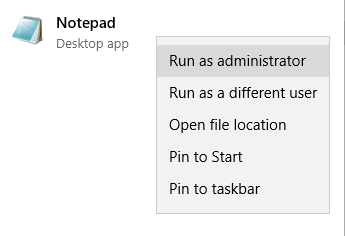 Run Notepad