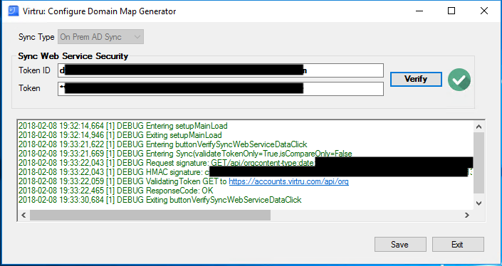 Save Domain Map