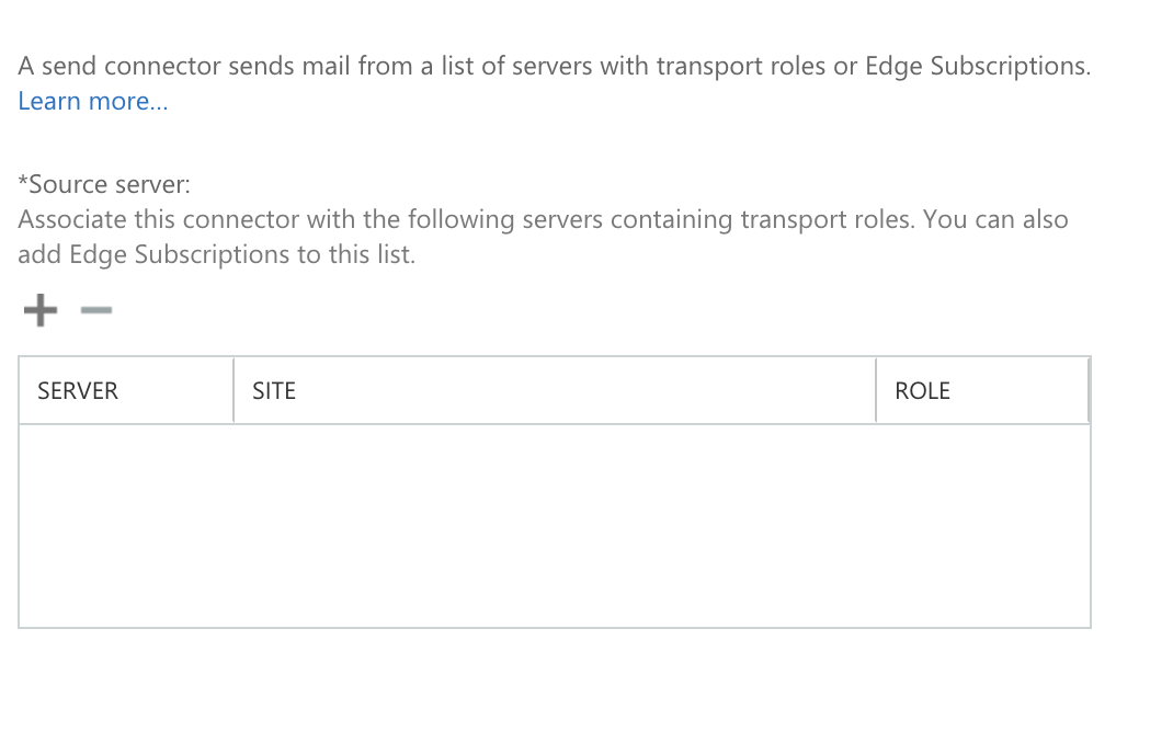 source server setup