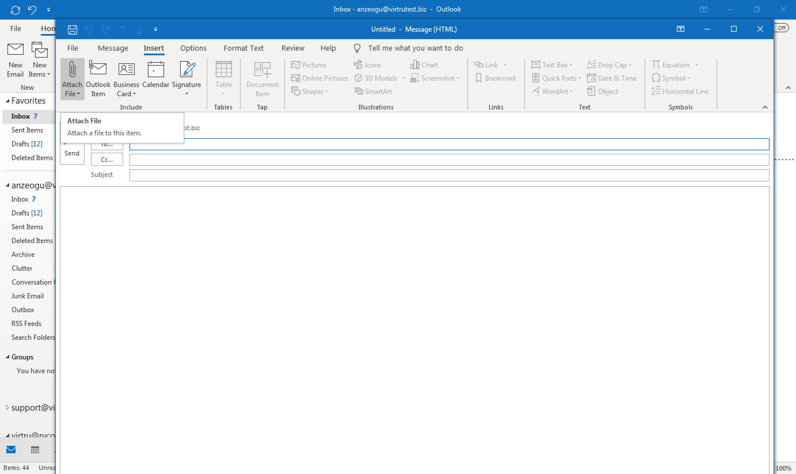 Sending a Virtru-encrypted email with Outlook – Virtru