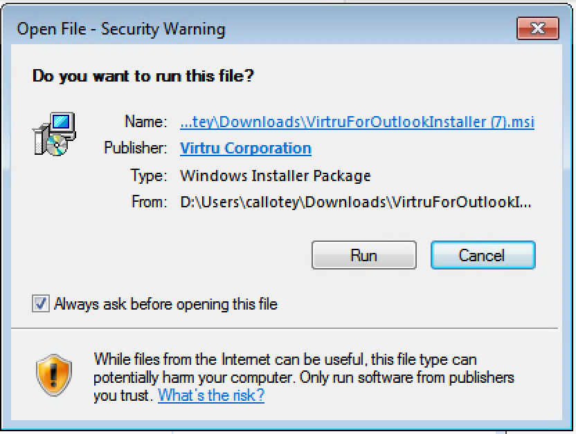 Give permission to run the installer image #2