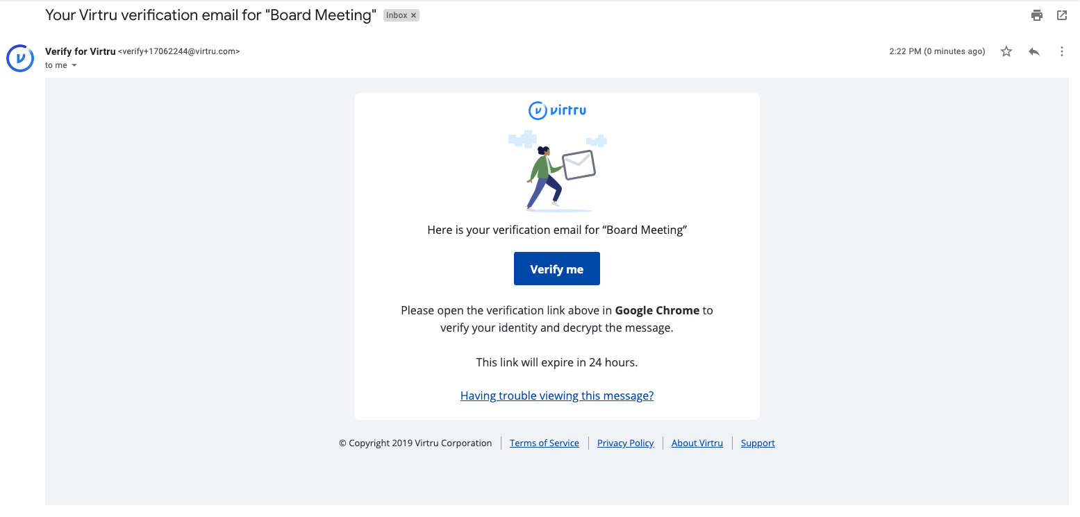 Identity Verification Email
