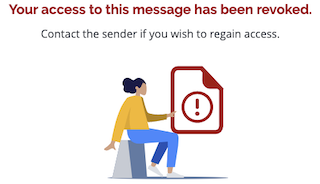 Access revoked error