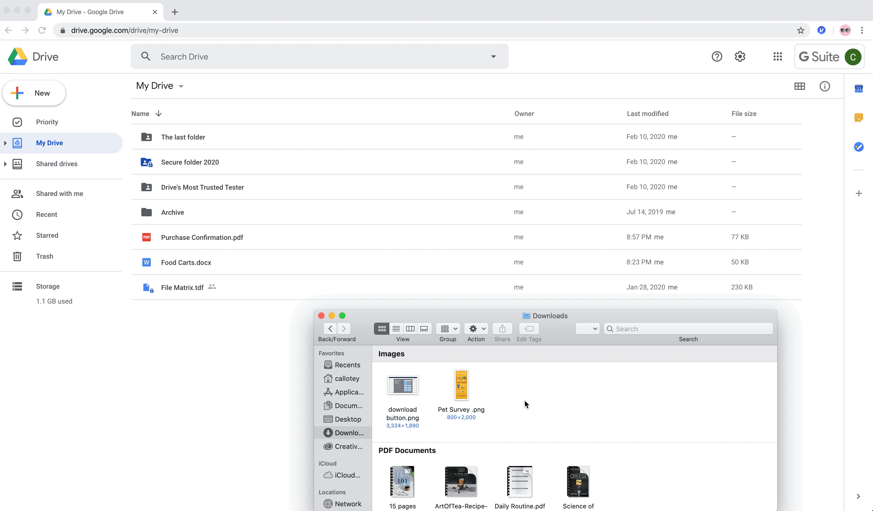Encrypt & upload gif