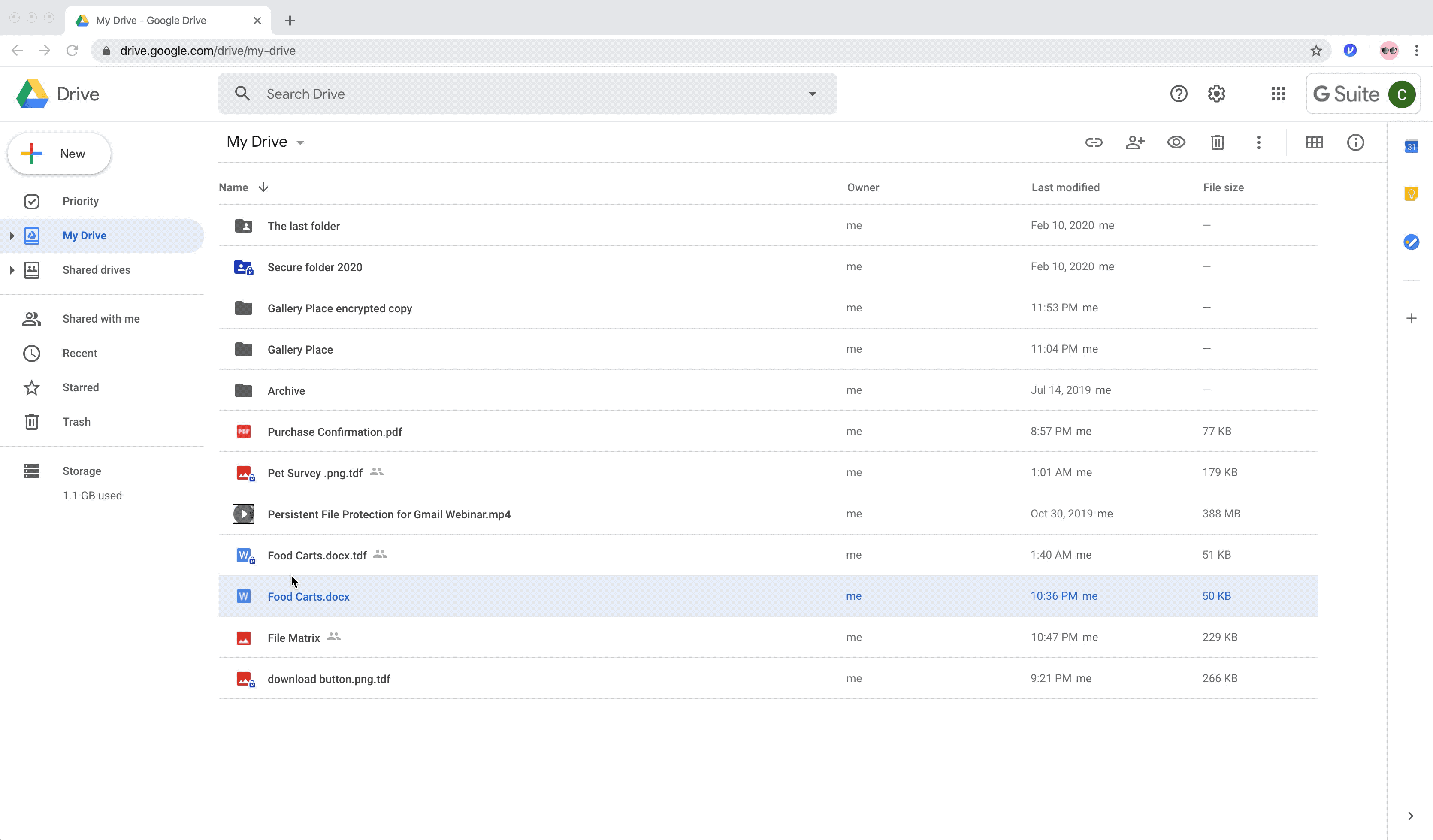Secure file Security options gif