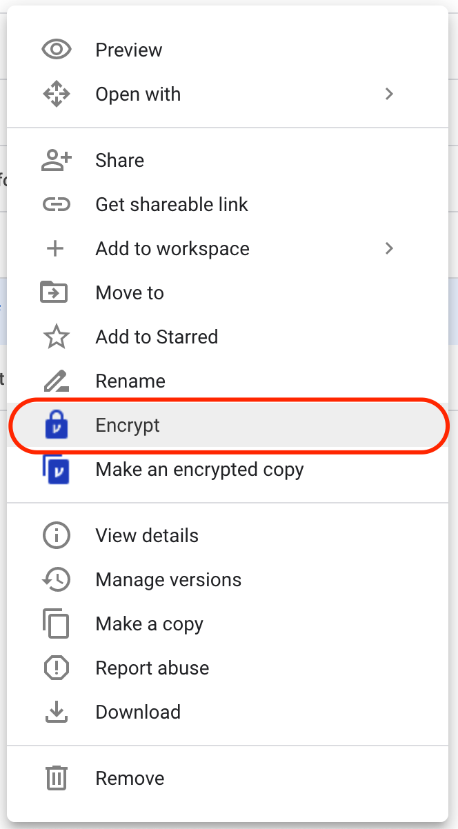 Encrypt in place