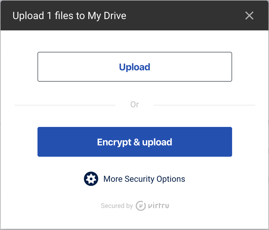 Drive drag-and-drop prompt