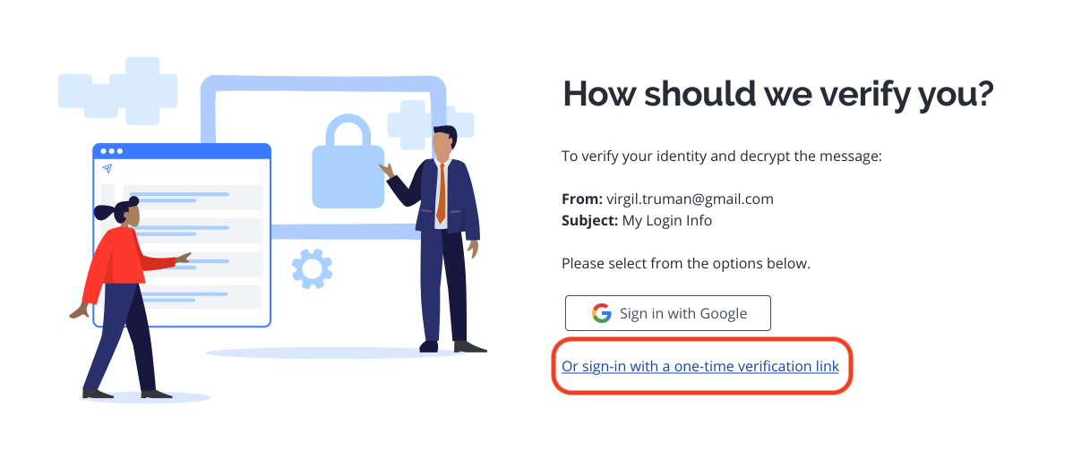 Secure Reader verification options