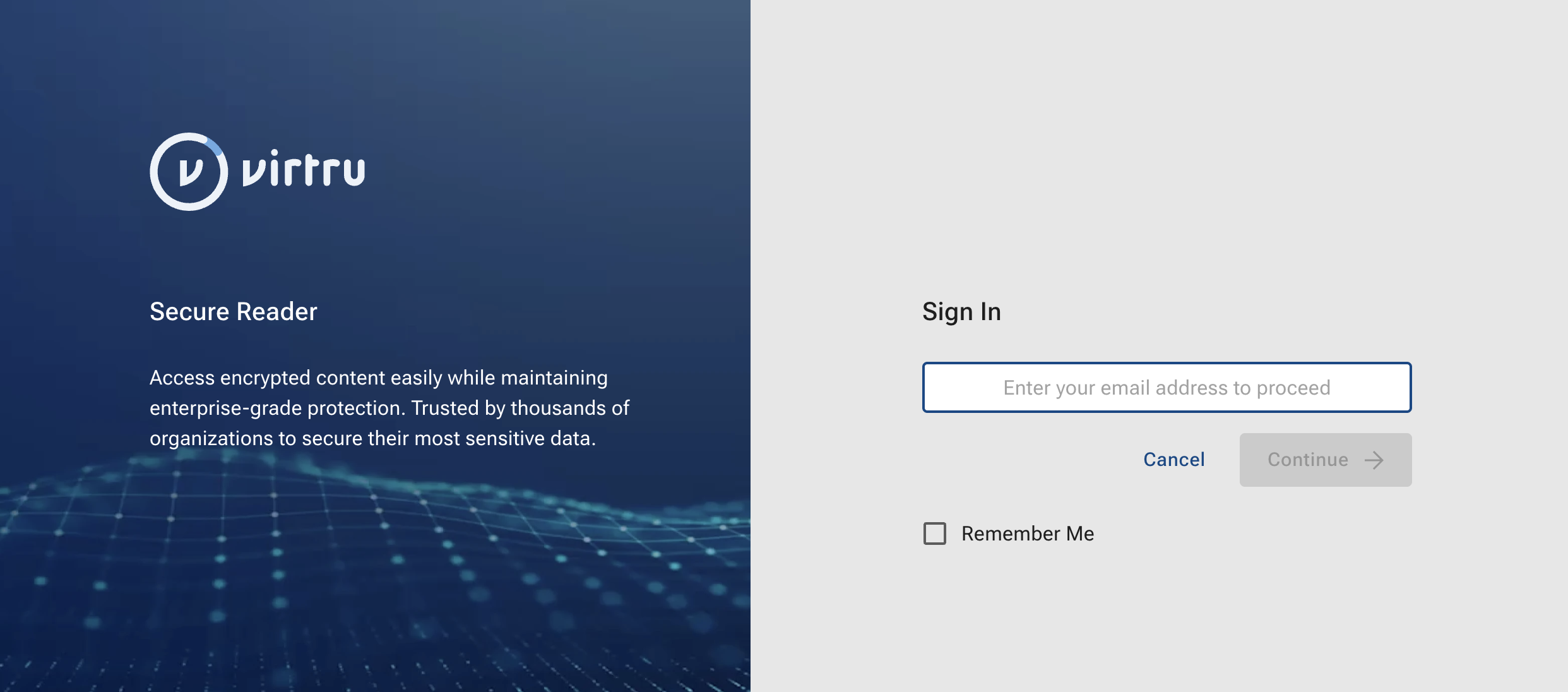 Manual email entry field