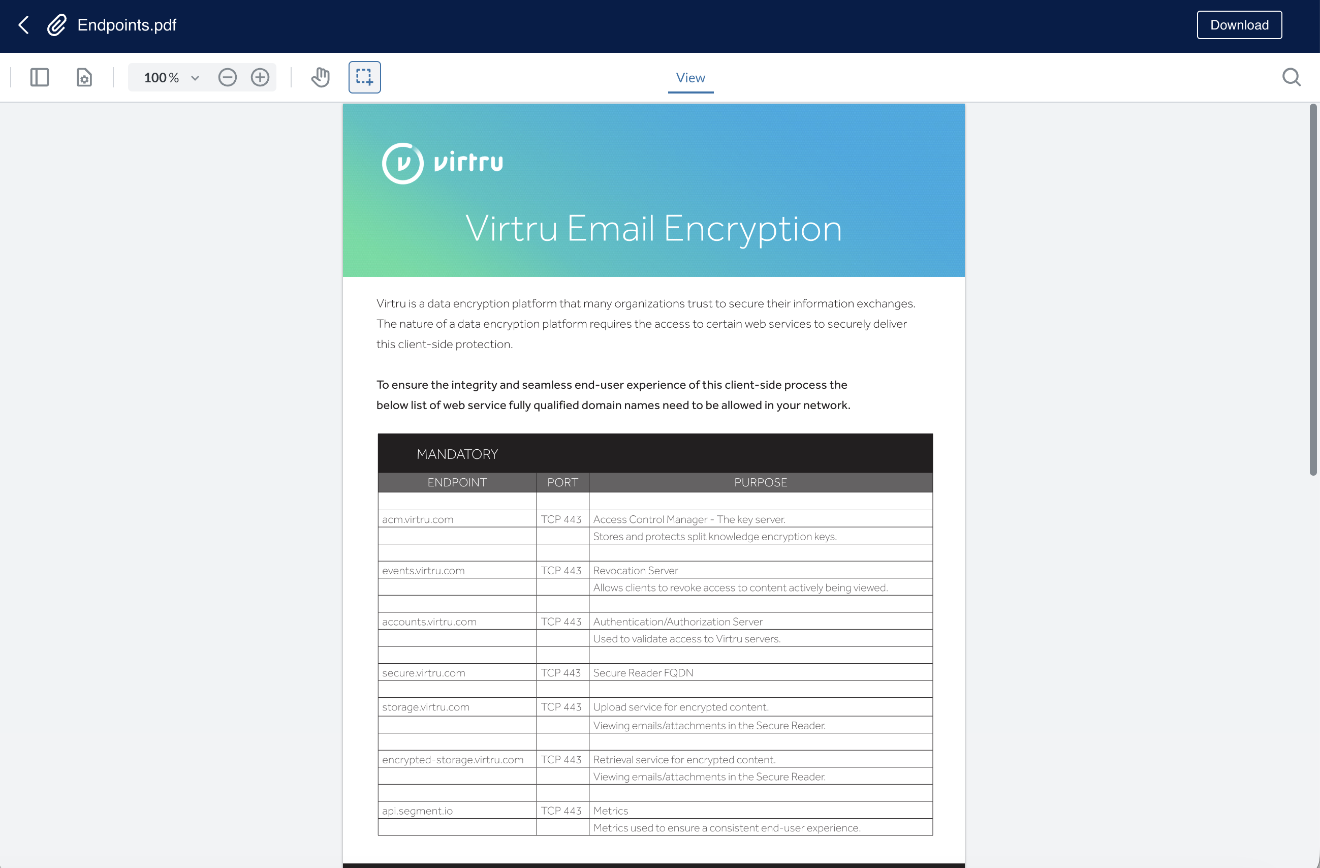 Decrypted file