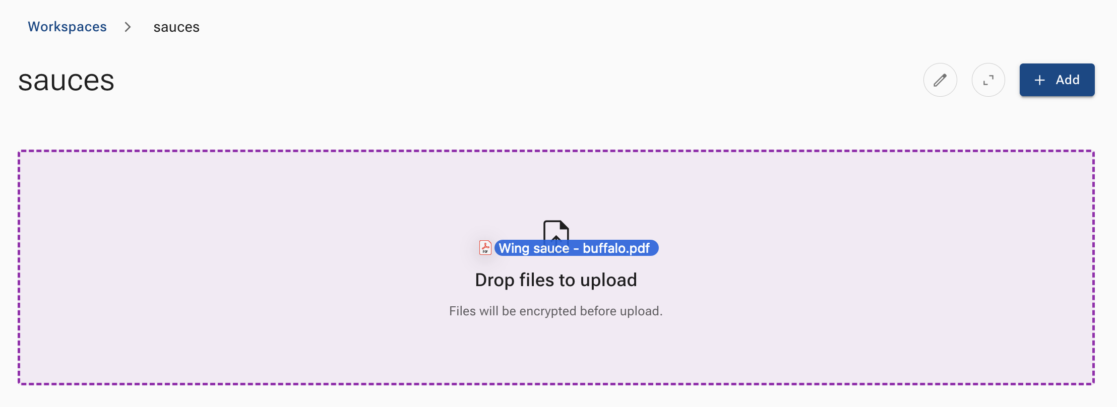 Drop files to upload