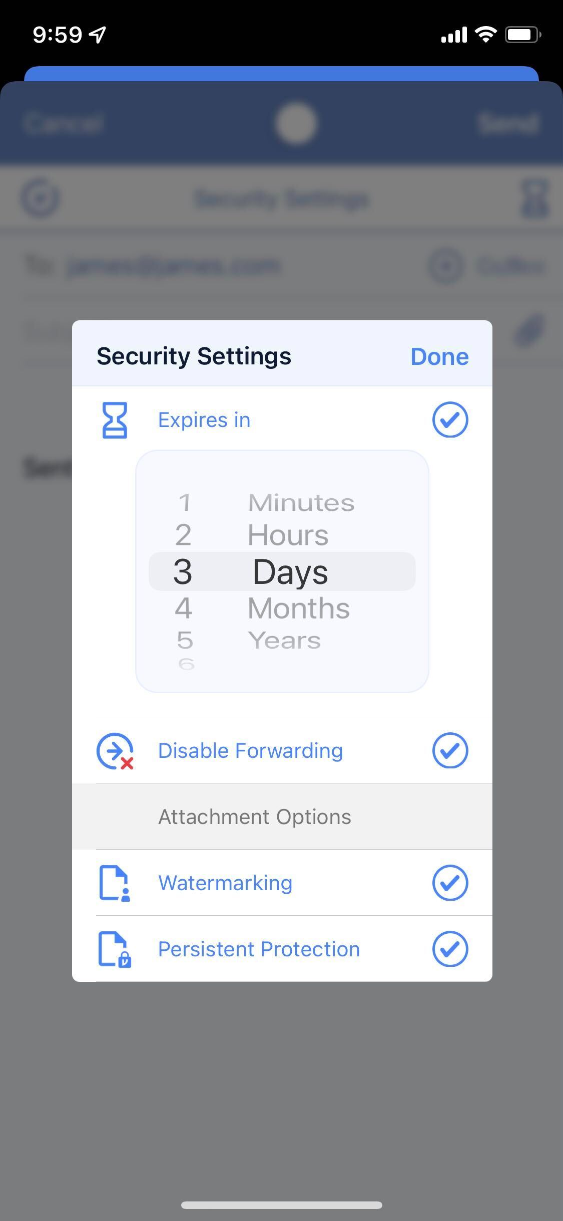 iOS Security Settings